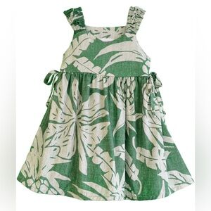 2T RJC Hawaiian Print Dress Green Pineapples